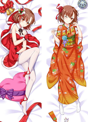 Misaka Mikoto A Certain Magical Index Dakimakura Anime Body Pillow Case 221125 Christmas Female Christmas Kimono