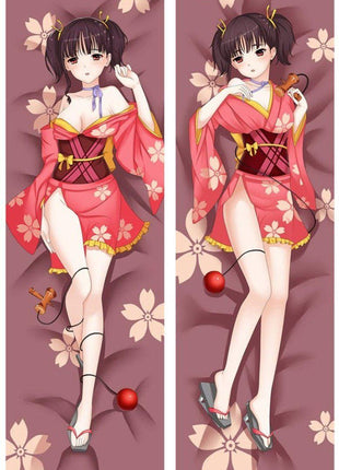 Mumei Kabaneri of the Iron Fortress Dakimakura Anime Body Pillow Case 76032 Female Kimono