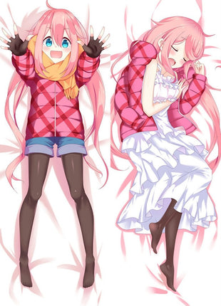 Nadeshiko Kagamihara Laid Back Camp 85073-Dakimakura Anime Body Pillow Case-Dakiheaven.com