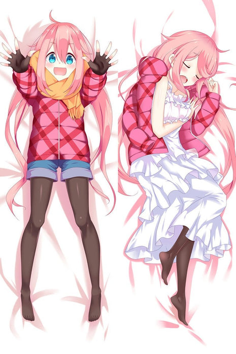 Nadeshiko Kagamihara Laid Back Camp 85073-Dakimakura Anime Body Pillow Case-Dakiheaven.com