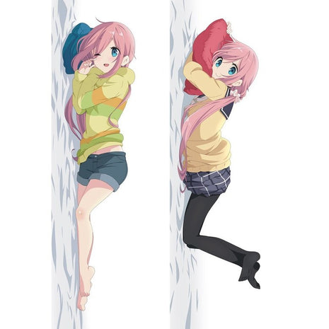 Nadeshiko Kagamihara Laid Back Camp 910056-Dakimakura Anime Body Pillow Case-Dakiheaven.com