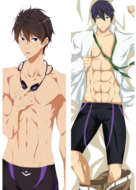 Nanase Free! 74043-Dakimakura Anime Body Pillow Case-Dakiheaven.com