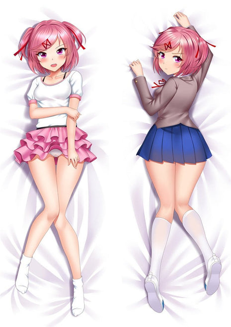 Natsuki Doki Doki 211149-Dakimakura Anime Body Pillow Case-Dakiheaven.com