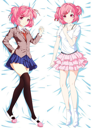 Natsuki Doki Doki Literature Club 810093-Dakimakura Anime Body Pillow Case-Dakiheaven.com