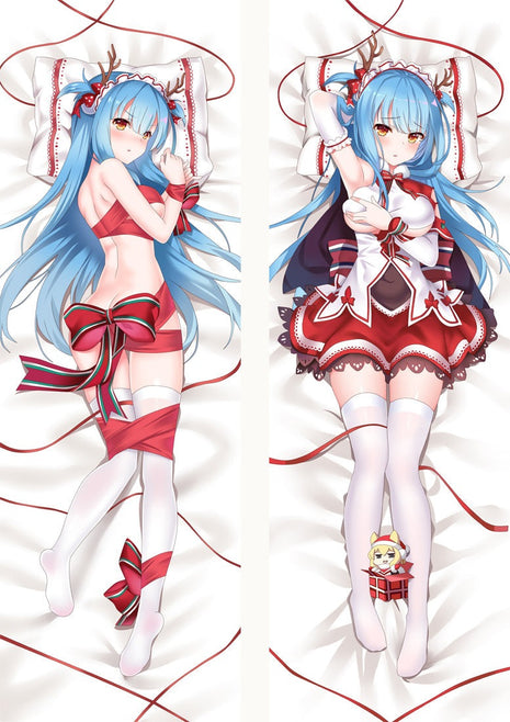 Neptune Azur Lane Dakimakura Anime Body Pillow Case 20325 Female Tied up Horns Christmas Maid