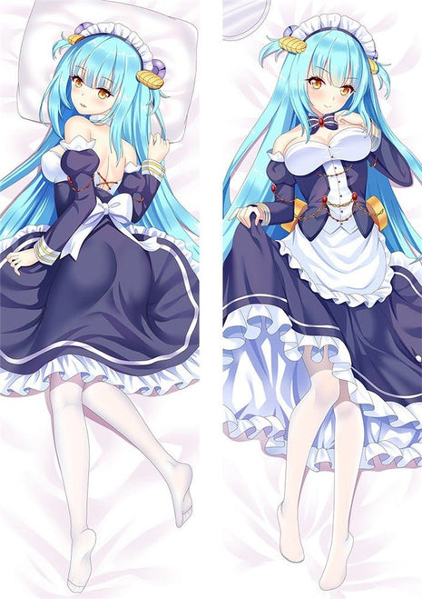 Neptune Azur Lane Dakimakura Anime Body Pillow Case 20642 Female Maid
