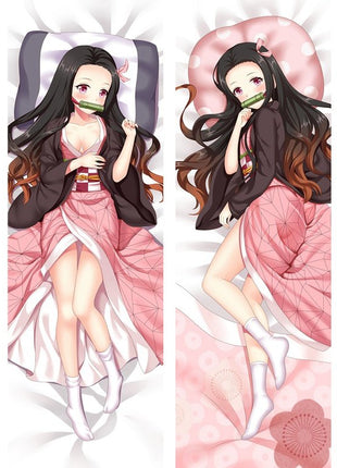 Nezuko Kamado Demon Slayer 910054-Dakimakura Anime Body Pillow Case-Dakiheaven.com