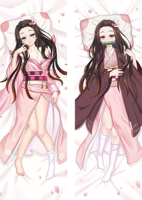 Nezuko Kamado Demon Slayer 97017 EU Stock-Dakimakura Anime Body Pillow Case-Dakiheaven.com