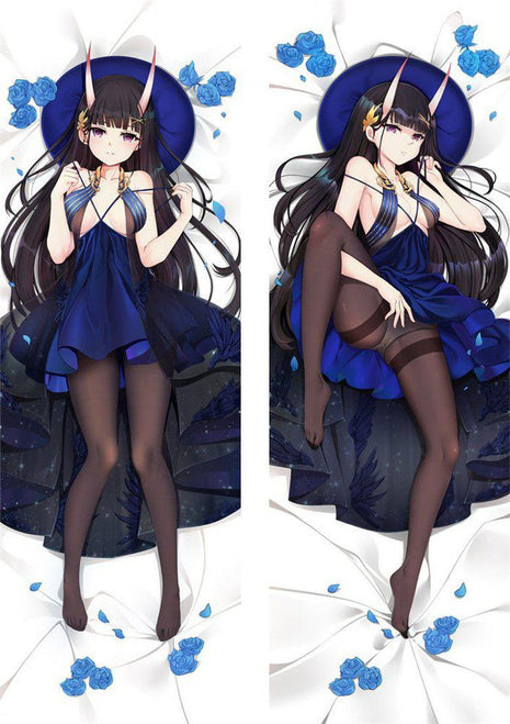 Noshiro Azur Lane Dakimakura Anime Body Pillow Case 20073-1 Female Horns