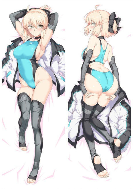 Okita Souji Fate Grand Order 88025-Dakimakura Anime Body Pillow Case-Dakiheaven.com