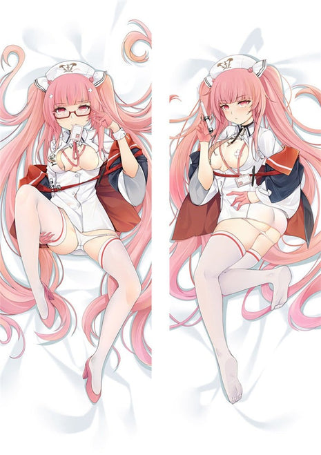 Perseus Azur Lane Dakimakura Anime Body Pillow Case 20062-2 Nurse Female Glasses Nurse