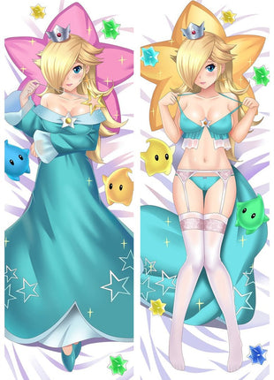 Princess Peach Super Mario 86095-Dakimakura Anime Body Pillow Case-Dakiheaven.com