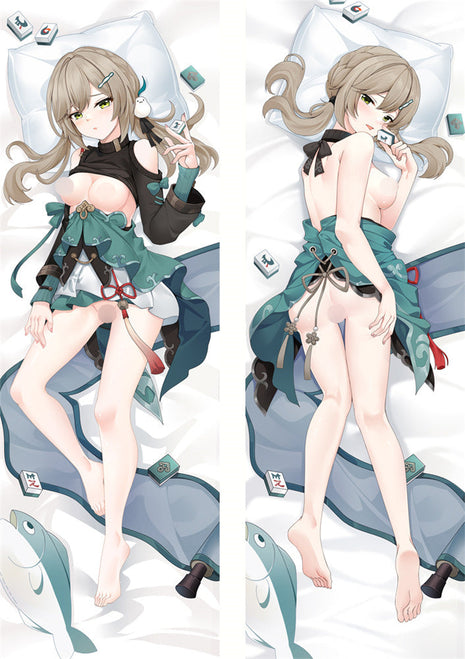 Qingque Honkai Star Rail 18+ 23030-2-Dakimakura Anime Body Pillow Case