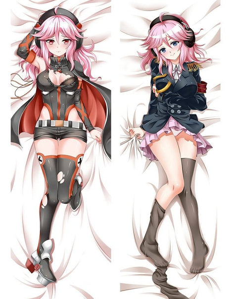R Tirpitz Warship Girls Dakimakura Anime Body Pillow Case 17001 Female