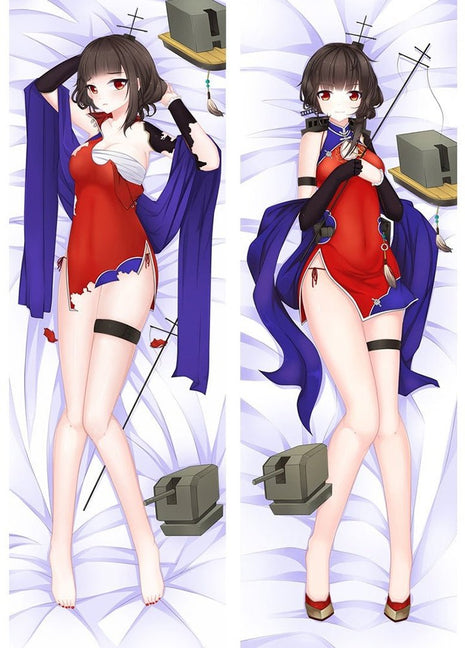 R Yi Xian Warship Girls Dakimakura Anime Body Pillow Case 17139-1 Female Kimono