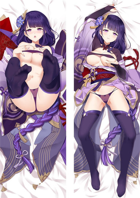 Raiden Shogun Genshin Impact 22313-Dakimakura Anime Body Pillow Case-Dakiheaven.com