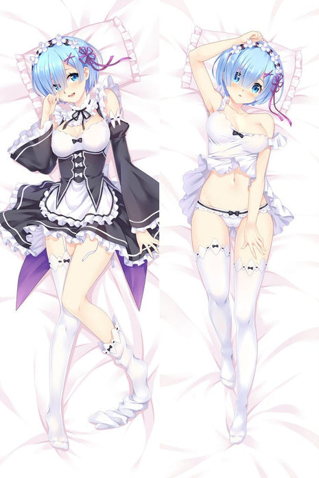 Rem Re: Zero 16238-1-Dakimakura Anime Body Pillow Case-Dakiheaven.com