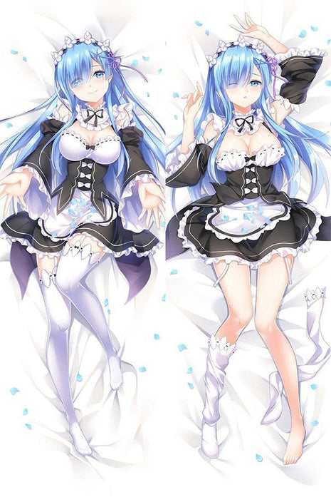 Rem Re: Zero Dakimakura Anime Body Pillow Case 16309-2 Female Maid