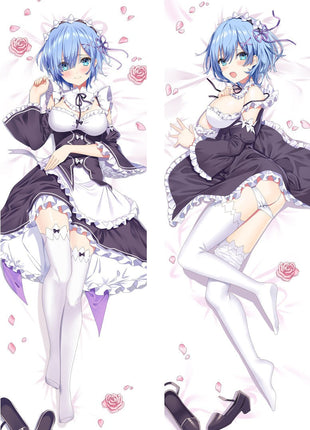 Rem Re: Zero 21627-Dakimakura Anime Body Pillow Case-Dakiheaven.com