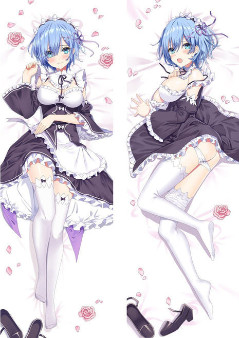 Rem Re: Zero 21627-Dakimakura Anime Body Pillow Case-Dakiheaven.com