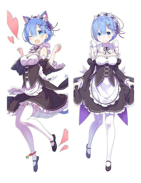 Rem Re: Zero 72029-Dakimakura Anime Body Pillow Case-Dakiheaven.com