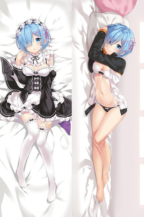 Rem Re: Zero Dakimakura Anime Body Pillow Case 79088 Female Maid