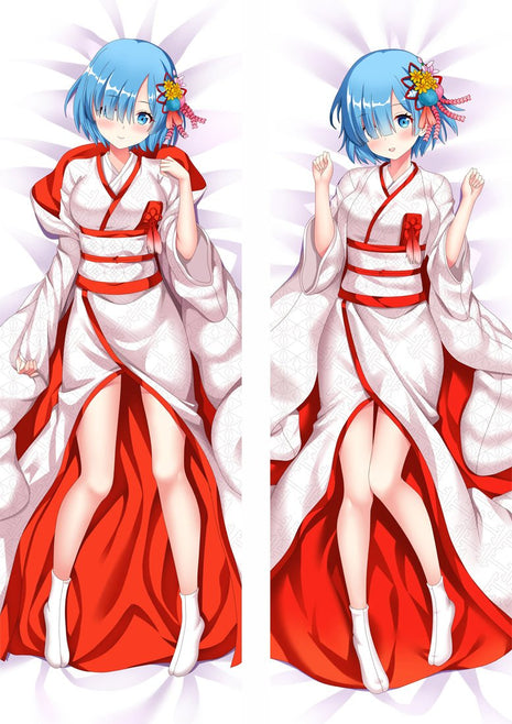 Rem Re: Zero 911025-Dakimakura Anime Body Pillow Case-Dakiheaven.com