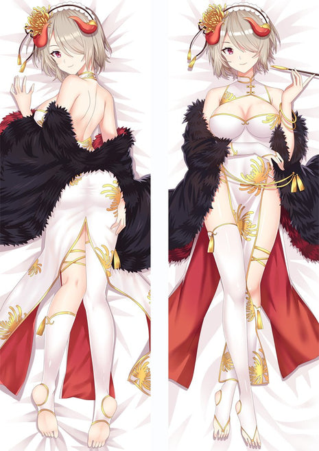 Rita Rossweisse Honkai Impact Dakimakura Anime Body Pillow Case 96025 Female Horns Kimono