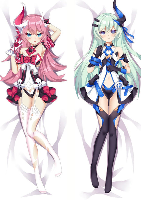 Rosalia & Lilia Honkai Impact Dakimakura Anime Body Pillow Case 96001 Female