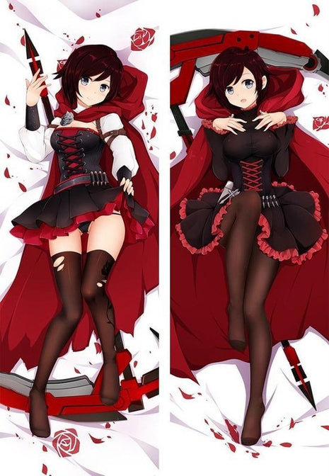 Ruby Rose RWBY 17044-1-Dakimakura Anime Body Pillow Case-Dakiheaven.com