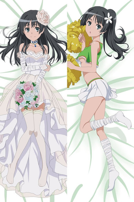 Ruiko Saten A Certain Scientific Railgun Dakimakura Anime Body Pillow Case 64006 Female Wedding dress