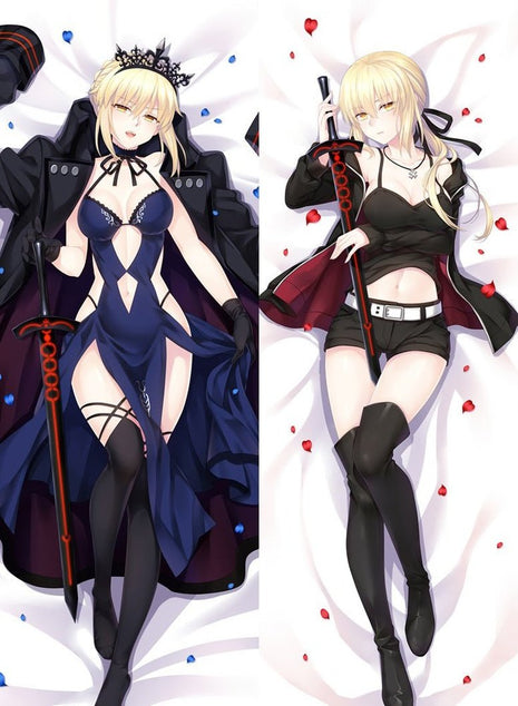 Saber Altria Pendragon Alter Fate Grand Order 17096-1-Dakimakura Anime Body Pillow Case-Dakiheaven.com