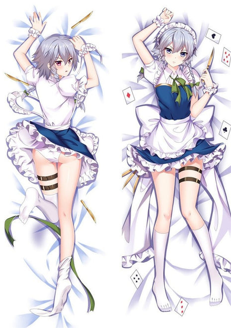 Sakuya Izayoi Touhou Project 201125-Dakimakura Anime Body Pillow Case-Dakiheaven.com