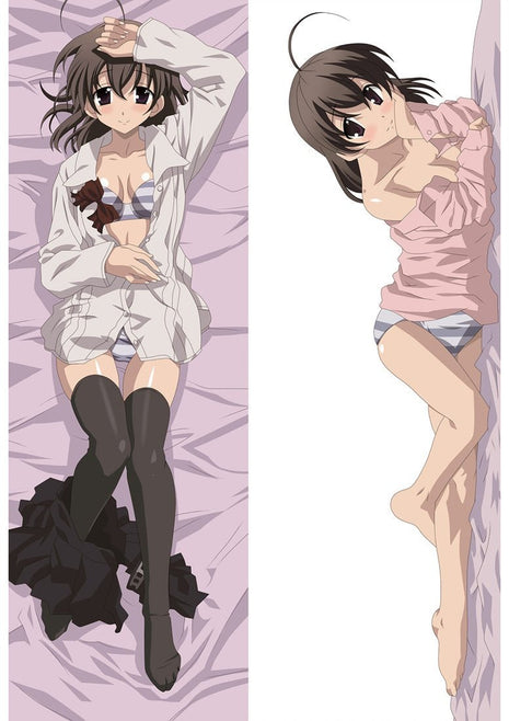 Sekai Saionji School Days 87055-Dakimakura Anime Body Pillow Case-Dakiheaven.com