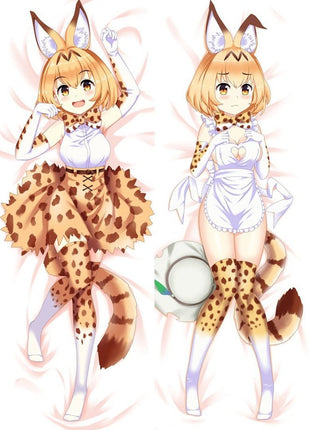 Serval Kemono Friends 78049-Dakimakura Anime Body Pillow Case-Dakiheaven.com