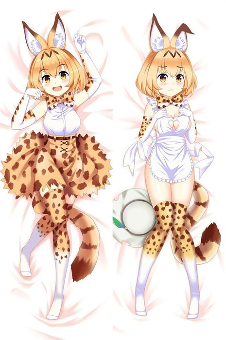 Serval Kemono Friends 78049-Dakimakura Anime Body Pillow Case-Dakiheaven.com