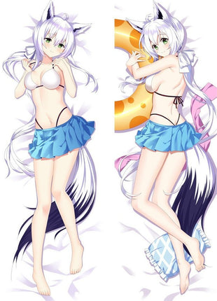 Shirakami Fubuki Vtuber 20923-Dakimakura Anime Body Pillow Case-Dakiheaven.com