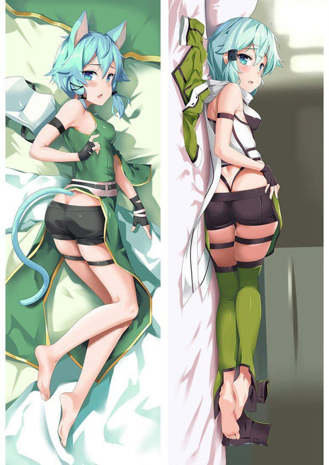 Sinon Shino Asada Sword Art Online 87023-Dakimakura Anime Body Pillow Case-Dakiheaven.com