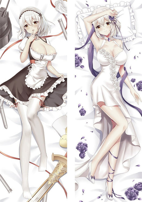 Sirius Azur Lane Dakimakura Anime Body Pillow Case 22304 Female Sword Wedding dress Maid