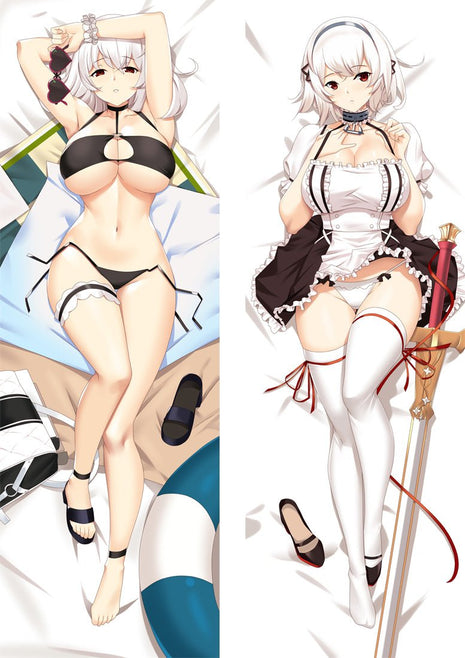 Sirius Azur Lane Dakimakura Anime Body Pillow Case 910023 Female Sword Maid Swimsuit