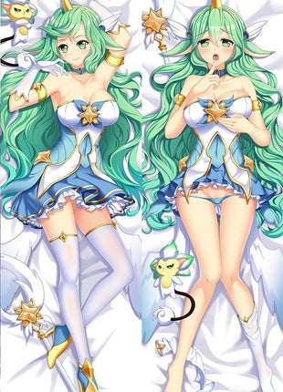 Soraka League Of Legends Dakimakura Anime Body Pillow Case 18024-1 Female Horns