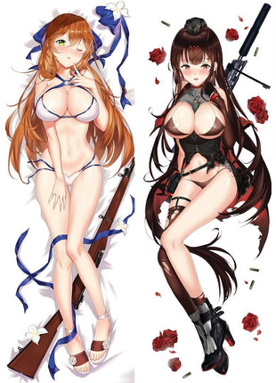 Springfield & DSR-50 Dolls Girls Frontline 89051-Dakimakura Anime Body Pillow Case-Dakiheaven.com