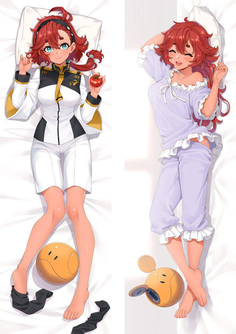 Suletta Mercury Gundam 22059-1-Dakimakura Anime Body Pillow Case-Dakiheaven.com