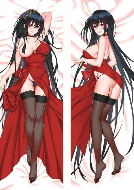 Taihou Azur Lane Dakimakura Anime Body Pillow Case 912029 Female Red dress