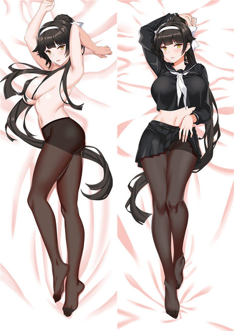 Takao Azur Lane Dakimakura Anime Body Pillow Case 93048 Female School uniform