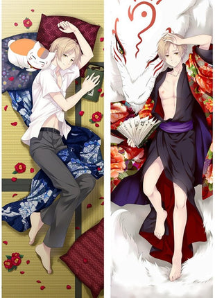 Takashi Natsume Nyanko Sensei Natsume's Book of Friends 16302-Dakimakura Anime Body Pillow Case-Dakiheaven.com