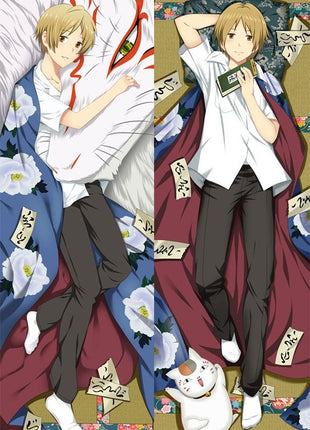 Takashi Natsume Nyanko Sensei Natsume's Book of Friends 77093-Dakimakura Anime Body Pillow Case-Dakiheaven.com