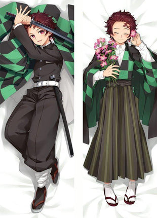 Tanjiro Kamado Demon Slayer 20007-2 EU Stock-Dakimakura Anime Body Pillow Case-Dakiheaven.com