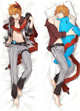 Tartaglia Genshin Impact Dakimakura Anime Body Pillow Case 21049-2 Male