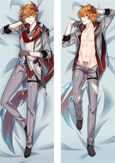 Tartaglia Genshin Impact 21510-Dakimakura Anime Body Pillow Case-Dakiheaven.com